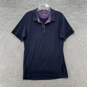 Rapha Paul Smith Polo Shirt Mens Large Navy Wool Cycling Technical Pocket - Picture 1 of 13