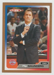 FLIP SAUNDERS 2005-06 Topps Total GOLD #375 SP Parallel #01/10 SSP /10 1/1 - Picture 1 of 2