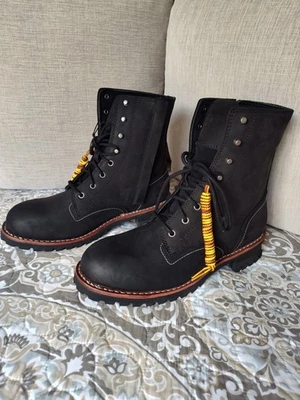 Harley Davidson Bentler Riding Boots 7.5 Full Grain Leather Mens US Size 10.5 - Image 1 of 4