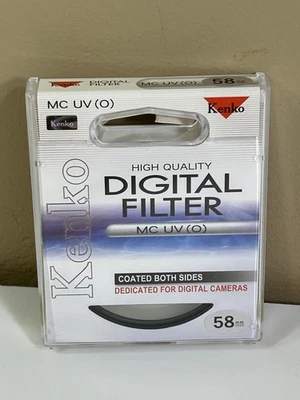 NEW Kenko High Quality Digital Filter MC UV (0) 58mm 58 mm - NIP  - B29 - Image 1 of 4