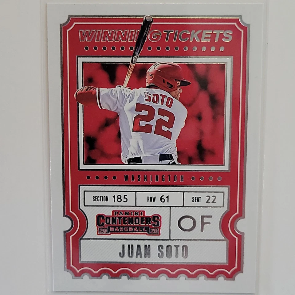 Juan Soto 2020 Panini Contenders Winning Ticket #WT-12 - Image 1 of 1