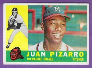 1960 Topps - #59 Juan Pizarro - Milwaukee Braves - ExMt+ CENTERED - Bild 1 von 2