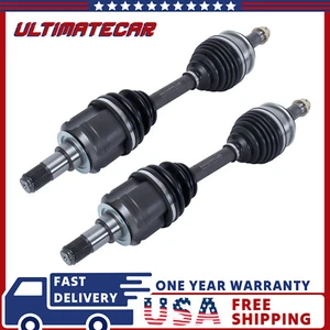Set 2 Front CV Axle Shaft For Toyota 4Runner Tacoma FJ Cruiser Lexus GX460 4WD - Picture 1 of 15