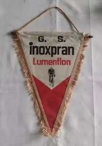 Gagliardetto / Pennant G.S. inoxpram Lumenflon Ciclismo RARO - Foto 1 di 2