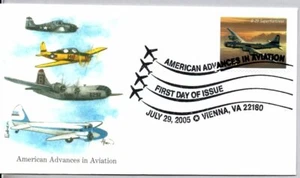 #3923 ADVANCES IN AVIATION B-29 SUPERFORTRESS STAMP FDC, EDKEN CACHET - Picture 1 of 1