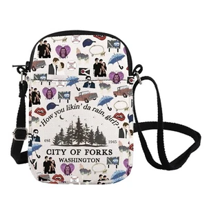 Twilight Merch Twilight Inspired Crossbody Bag Edward Cullen & Bella Swan Fan... - Picture 1 of 7
