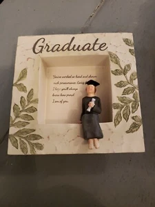 New Graduate Shadow Box With A Beautiful Inscription And A "Graduate Sitting - Picture 1 of 6