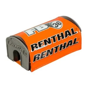 Renthal Fat Bar 36 Almohadilla Naranja Blanco Negro Almohadilla de Barra Nueva - Imagen 1 de 1