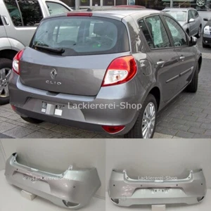 STOßSTANGE HINTEN LACKIERT IN WUNSCHFARBE NEU für Renault Clio 2009-2012 PDC - Bild 1 von 7