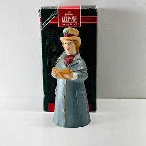 1992 Hallmark Keepsake Dickens Caroler Bell "Lord Chadwick" Christmas Ornament - Picture 1 of 7