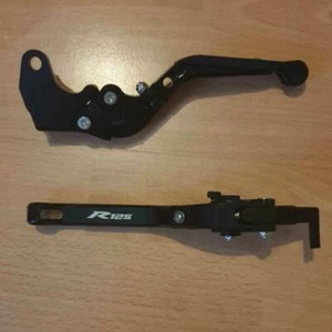 Yamaha YZF-R125 2012-2013 Adjustable Clutch Brake Lever Set - Black/Black - Picture 1 of 3