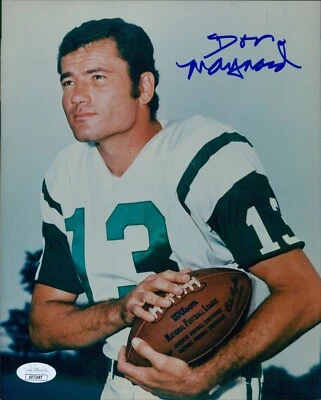 Don Maynard New York Jets Signed 8x10 Glossy Photo JSA Authenticated - Image 1 of 2