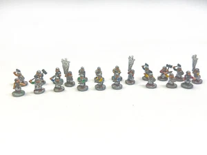 15mm Metal Miniatura Enano x21 Figuras Pintadas Fantasía Wargaming Warhammer - Imagen 1 de 7