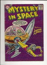MYSTERY IN SPACE #40 1957 DC SILVER AGE HORROR SCI-FI VG