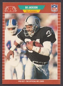 1989 PRO SET BO JACKSON CARD #185 Los Angeles Raiders - Picture 1 of 2