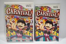 Carnival Games Nintendo Wii  2007 COMPLETE w/ Case + Manual GREAT CONDITION
