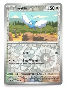 Swablu 152/182 Reverse Holo Common Paradox Rift Pokemon Pack Fresh Near Mint NM - Picture 1 of 10