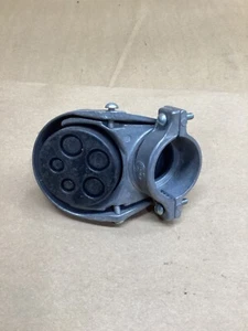 1 1/4” Rigid Conduit Electrical Riser Mast Cap Threaded Cast Metal. #115L34 - Picture 1 of 2