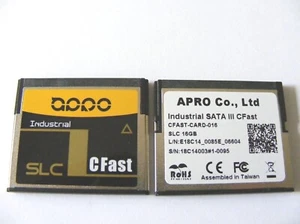 16GB CFast Card Industrial SATA III SLC ( 16 GB CFast Karte ) APRO gebraucht - Bild 1 von 2
