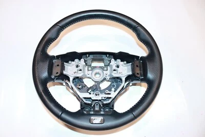 15-17 LEXUS RC350 RC200 RC300 F VOLANTE DEPORTIVO NEGRO GRIS COSTURA OEM Foto 1 de 4