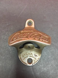 Coca Cola Bottle Opener Original #54 Made In U.S.A. STARR “X” Brown Co. Soda Pop - Picture 1 of 8