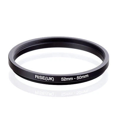 RISE (UK) 52-50MM 52MM-50MM 52 to 50 Step Down Ring Filter Adapter - Image 1 of 3