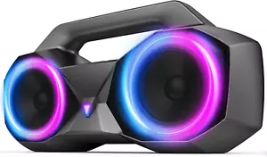 Portable Bluetooth Speaker - IPX7 Waterproof Wireless Speakers with 80W Loud Hif - Picture 1 of 7
