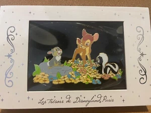 Disney Pin - Disneyland Paris DLP Jumbo LE 400 - Bambi, Thumper, & Flower - Picture 1 of 2