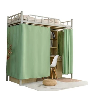 Heavy-Duty Adult Bunk Bed Blackout Curtains for Bottom Twin Privacy Underbed ... - Picture 1 of 7