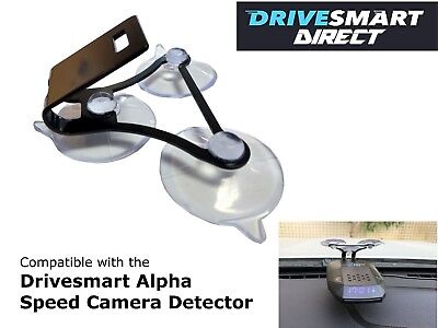 Drivesmart Alpha Speed Camera Detector Windscreen Mount Metal Mounting Bracket • 12.04€