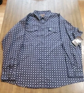 Ariat Herren Everly Classic Fit Mood Indigo Snap Button Down Hemd 10051351 XXL - Bild 1 von 8