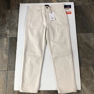 Theory Women's Ecru Colored Drill Treeca D 5 pocket Pants Size 28 - NWT - Picture 1 of 6