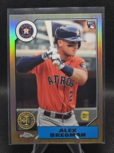 2017 Topps Chrome #87T-5 Alex Bregman 30th Anniversary Refractor Rookie Card RC - Picture 1 of 2