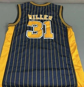 Reggie Miller Indiana Pacers NBA Jersey Size XL +2 (Adidas, #31, Blue) - Picture 1 of 6