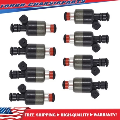 8 PCS Fuel Injectors For Buick Commercial Chassis Roadmaster 5.7L 1994 1995 1996 - Image 1 of 4