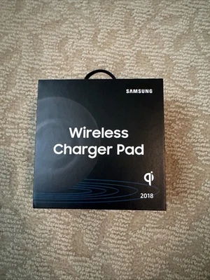 Samsung Wireless Charging Pad Schwarz 2018 Fast Charge Neu - Bild 1 von 2