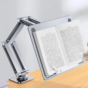 Laptop Tablet Halter Schreibtisch Halterung 360 ° Drehbare Basis für Lesen - Afbeelding 1 van 18