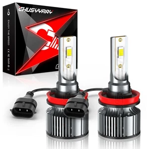 H16 H11 CHUSYYRAY LED Headlight 2 Bulbs Kit for 2013-2022 Toyota RAV4 Fog Light - Picture 1 of 11