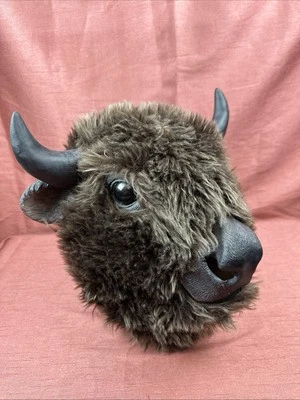 Ganzkopfmaske Maske Tiermaske  Büffel Bison  - Bild 1 von 4
