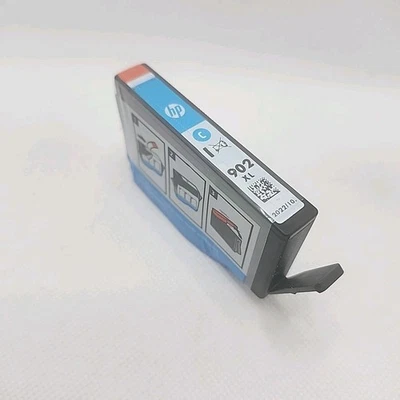 Genuine HP 902XL Cyan Printer Ink Cartridge Blue OEM Sealed No Box - Image 1 of 4