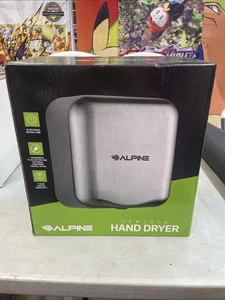 HARD WIRE (No Plug) Alpine Industries Hemlock Stainless Steel Hand Dryer - Picture 1 of 4