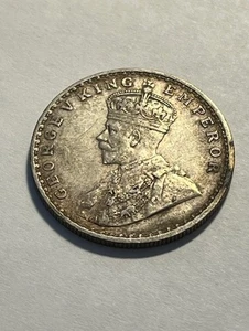 1911-C Britisch/Indien 1 Rupie/Schwein Elefant/Silber/VF #1730 - Bild 1 von 5