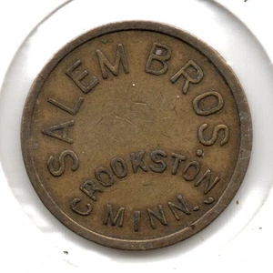 SALEM BROS. • AMUSEMENT ONLY • TAVERN 1944 - 1951 • CROOKSTON, MINN. • TC-100233 - Picture 1 of 2