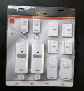 Defiant Wireless Home Security Protection System Complete 4 Door/window 2 Motion - Picture 1 of 7