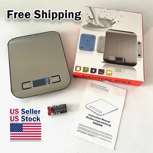 5kg Digital Kitchen Scales LCD Food Weight Postal Scale Electronic Balance - Picture 1 of 7