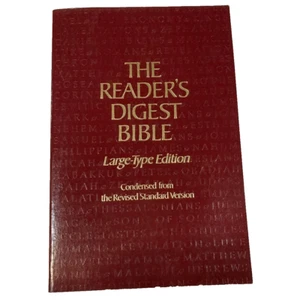 The Readers Digest Bible Large Type Edition 3 Volumes & Index Soft Cover 1982 - Picture 1 of 1