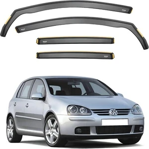ISPEED Wind Deflectors for VW Golf MK5 2004-2009 5-Door Hatchback 4pc Set Visors - Picture 1 of 9