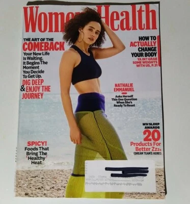WOMEN HEALTH MAGAZINE -  JULY / AUGUST 2021  - NATHALIE EMMANUEL Foto 1 de 4
