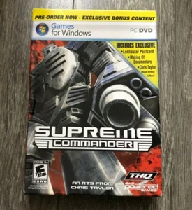 PC Pre-Order Supreme Commander Bonus Content Collectible Rare/Sealed - Bild 1 von 12
