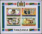 Tanzania 102a large letters,MNH.Mi Bl.12-I. Coronation of QE II,25th Ann.1978.